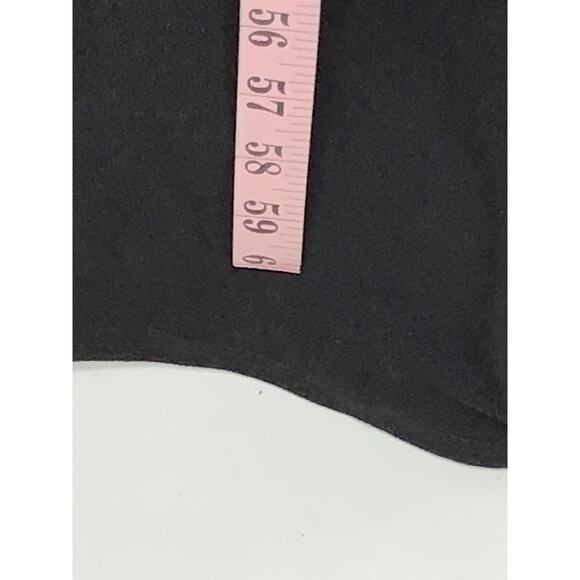 BIRDY GREY SZ 2X Black V-Neck Front-slit Sleeveless Shamin Maxi Dress NWT B117 - Picture 6 of 12